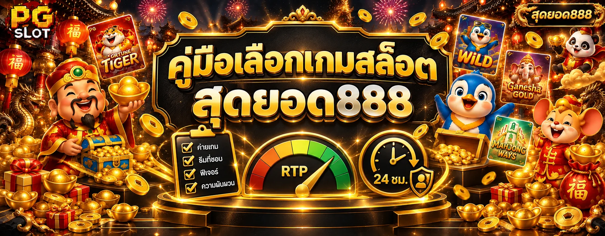 สุดยอด888 | คู่มือเลือกเกมสล็อตจาก RTP และงบ